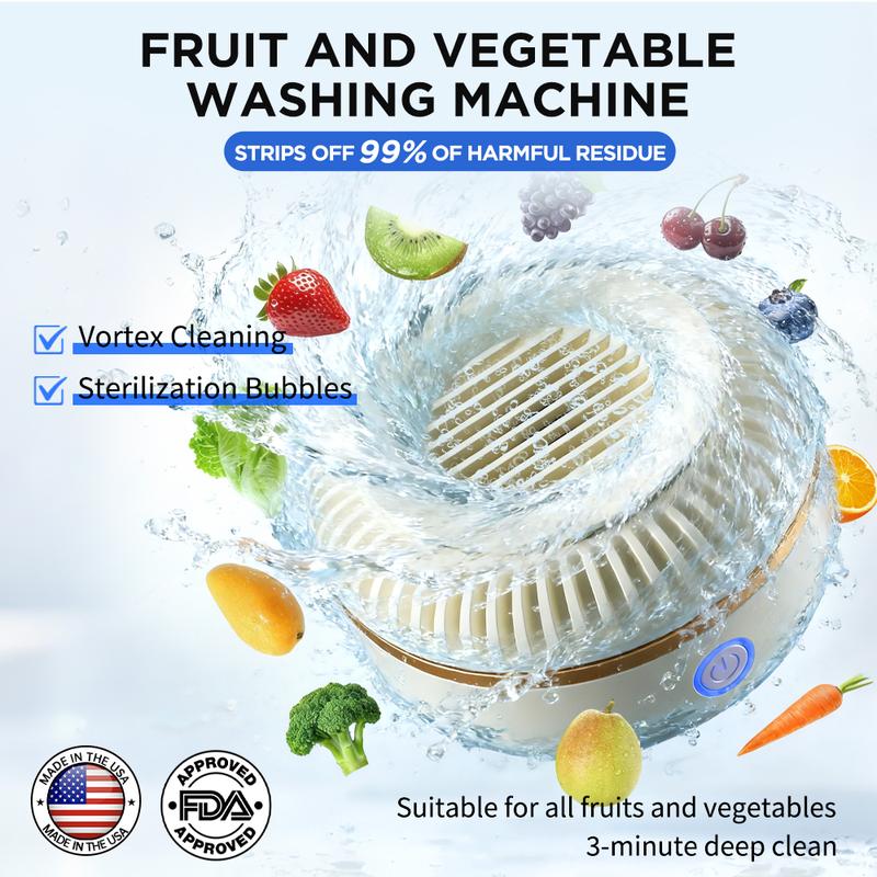 The Novus77™  Fruit & Vegetable Washer